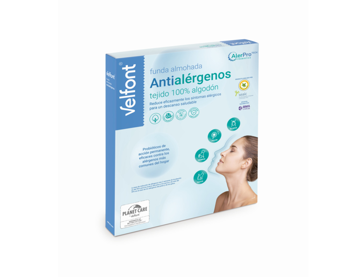 Funda almohada Antialérgenos