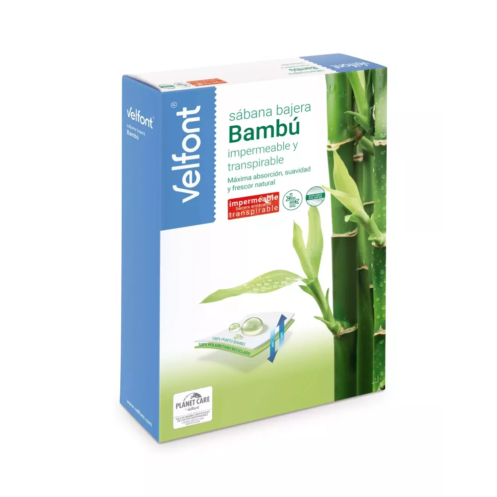 Sabana bajera Bambú Impermeable